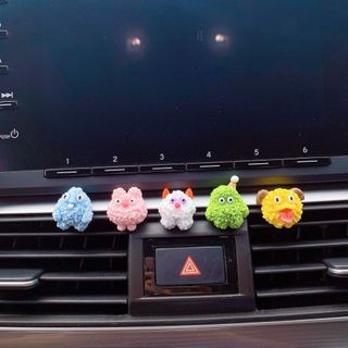 Bộ Mô Hình 5 QUÁI VẬT Hoạt Hình Mini Cute Siêu Dễ Thương - Trang Trí Nội Thất Xe Hơi - Có Đi Kèm Keo Chống Trượt