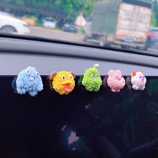 Bộ Mô Hình 5 QUÁI VẬT Hoạt Hình Mini Cute Siêu Dễ Thương - Trang Trí Nội Thất Xe Hơi - Có Đi Kèm Keo Chống Trượt