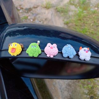 Bộ Mô Hình 5 QUÁI VẬT Hoạt Hình Mini Cute Siêu Dễ Thương - Trang Trí Nội Thất Xe Hơi - Có Đi Kèm Keo Chống Trượt
