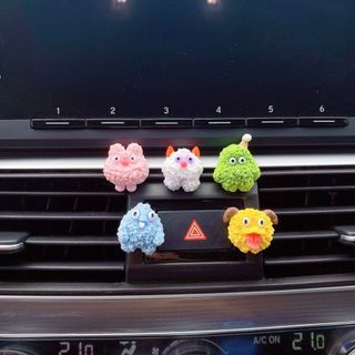 Bộ Mô Hình 5 QUÁI VẬT Hoạt Hình Mini Cute Siêu Dễ Thương - Trang Trí Nội Thất Xe Hơi - Có Đi Kèm Keo Chống Trượt