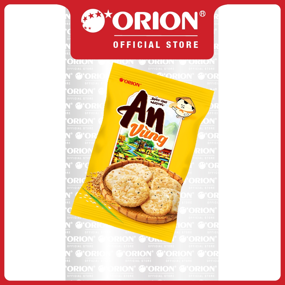 Combo 3 túi Bánh Gạo Nướng Orion An Vừng 115.2g