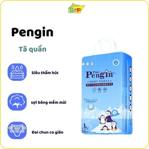 Tã Quần Tiny Pengin Dành Cho Trẻ Em size M/L/XL/XXL/XXXL/4XL/5XL Túi 50 miếng - 23h.shop
