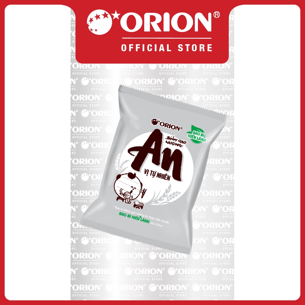 Combo 3 Túi Bánh Gạo Nướng Orion An Vị Tự Nhiên 151,2g/Túi