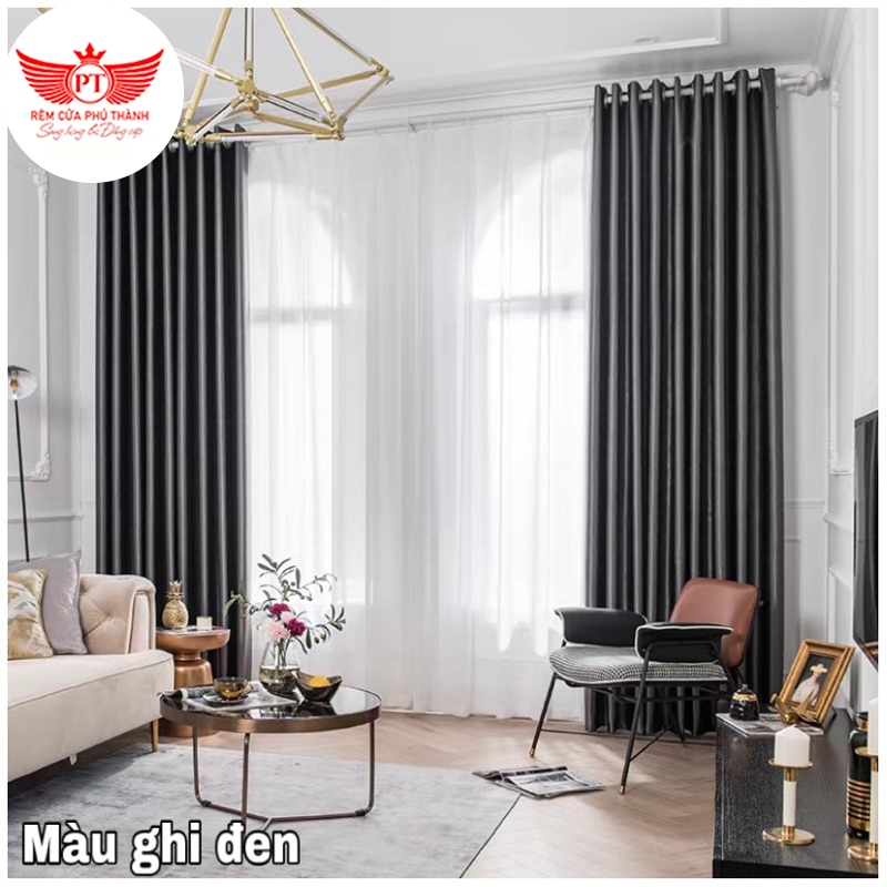 Rèm Cửa Vải Gấm Dệt 3 Lớp Cản Sáng 99%, Cách Âm, Cách Nhiệt, Giá Rẻ ...