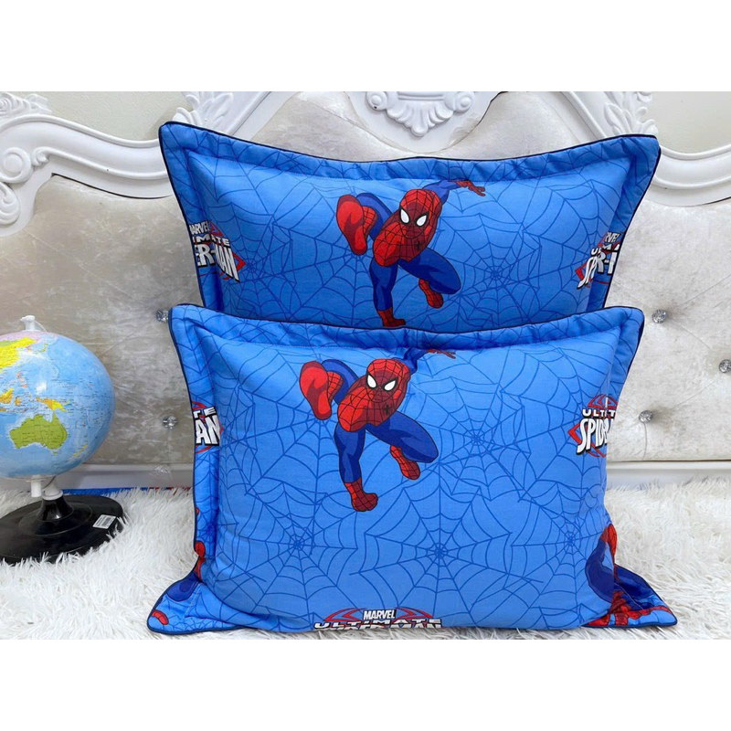 Gối Nằm Cotton 100% 40x60cm, Ruột Bông Trắng Tinh Khiết, Vỏ Cotton 100% Có Khoá Kéo Để Tháo Giặt