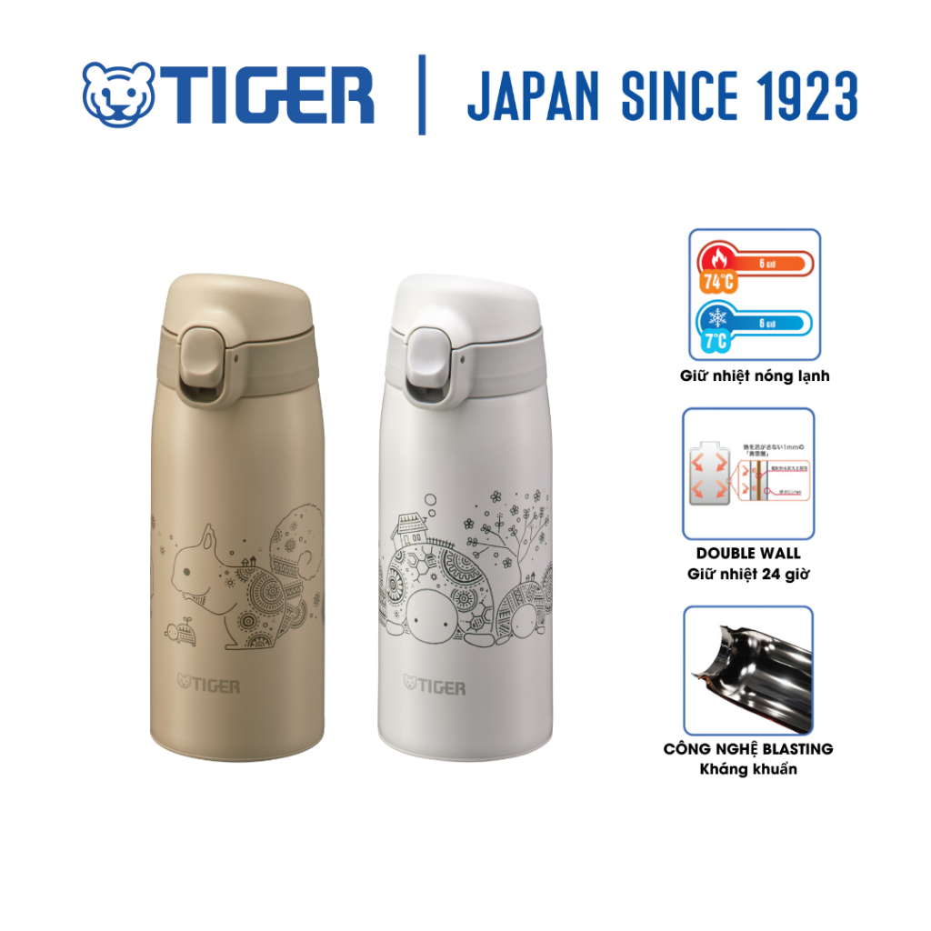 Ảnh Bình Cách Nhiệt Lưỡng Tính MCT-A351 (350ml) 1