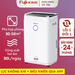Máy hút ẩm bằng máy nén Nhập Khẩu FUJIHOME 10 - 60L/ngày, lọc không Wifi 50m2, công nghiệp phòng ngủ — ảnh 1