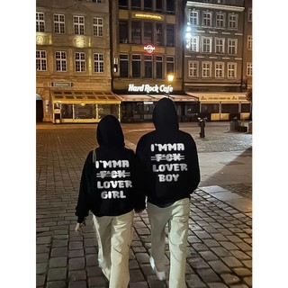 Áo hoodie, áo sweater đôi nam nữ LOVER BOY LOVER GIRL chất cotton cao cấp dày dặn mặc cùng người yêu thu đông [A083]