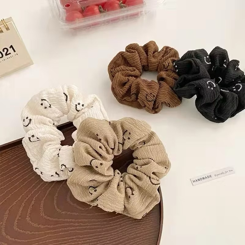 Set 3 Dây Buộc Tóc Scrunchies Pastel Hàn Quốc Cho Bé Gái Dễ Thương Liena'S Closet