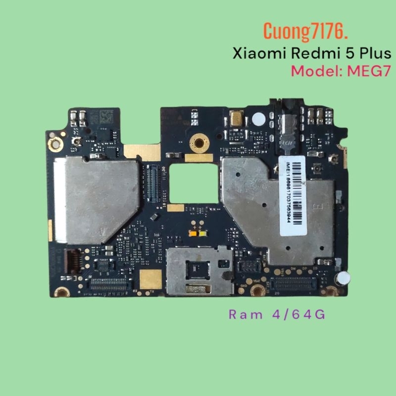 Main Xiaomi Redmi 5 Plus (MEG7) 4/64G Nguyên Bản Lắp Dùng (Không Bị Mật ...