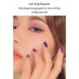 Phấn mắt bảng dài 9 ô màu nhũ tuyến lâu trôi Lameila Beautiful Color
