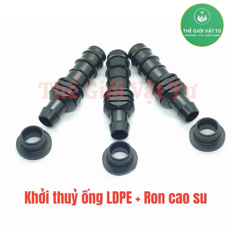 10 Cái Khởi thủy ống LDPE kèm roong cao su từ 10mm đến 25mm - Chất liệu ...