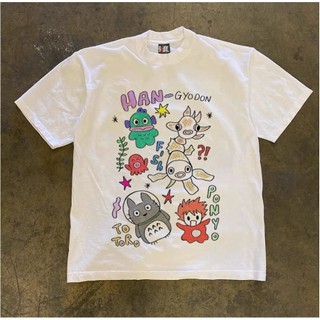 Áo Thun Hè Cổ Tròn Nam Nữ Tay Lỡ Hình Con Vật Dễ Thương Phối Chữ HAN, Chất Liệu Cotton Khô Mềm Mịn Thoáng Khí