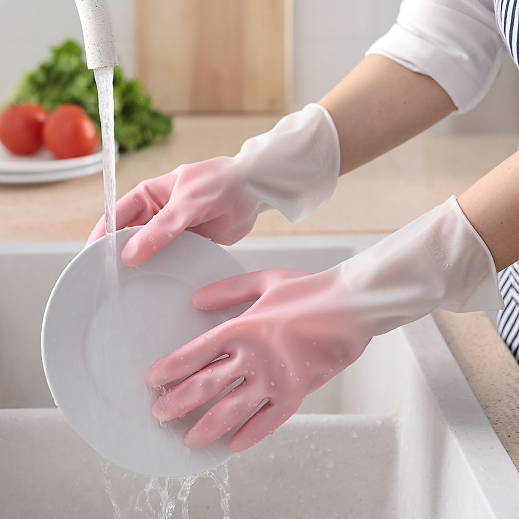 Găng Tay Tiêu Chuẩn - Găng Tay Cao Su Chống Trơn