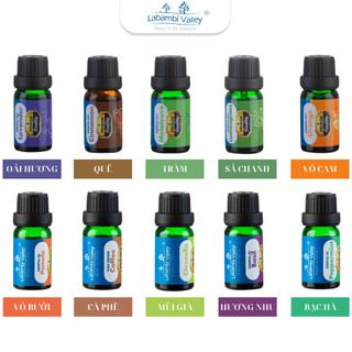 Tinh dầu thiên nhiên Labambi Valley nguyên chất 100% chai 10ml | Tự chọn mùi