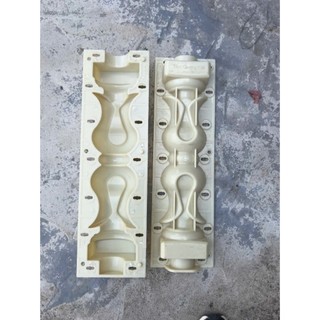 Khuôn  con tiện lục bình trang trí lan can bê tông nhựa abs cao 50 cm hoặc 0,5 kg đai nhựa cố định sắt 2,5 đến 2,8 mm