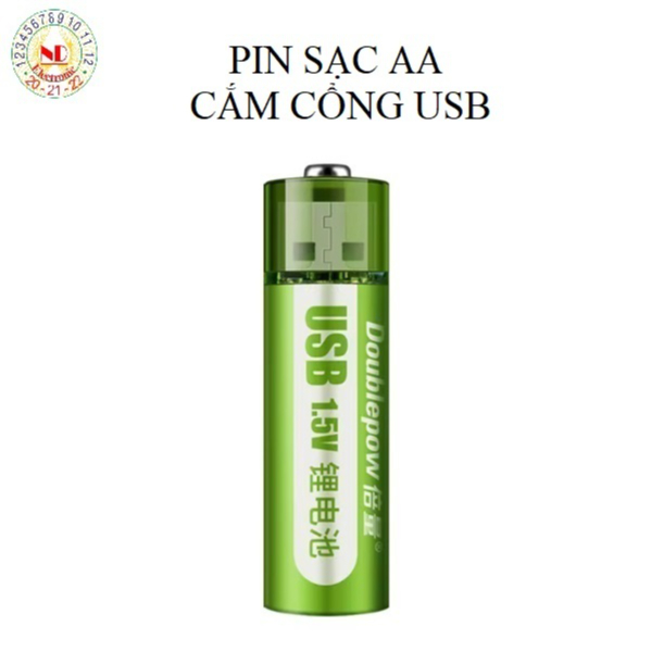 Pin AA 1.5V Sạc Cổng USB, Pin Sạc Dùng Cho MIC Hát karaoke.., Pin Sạc ...