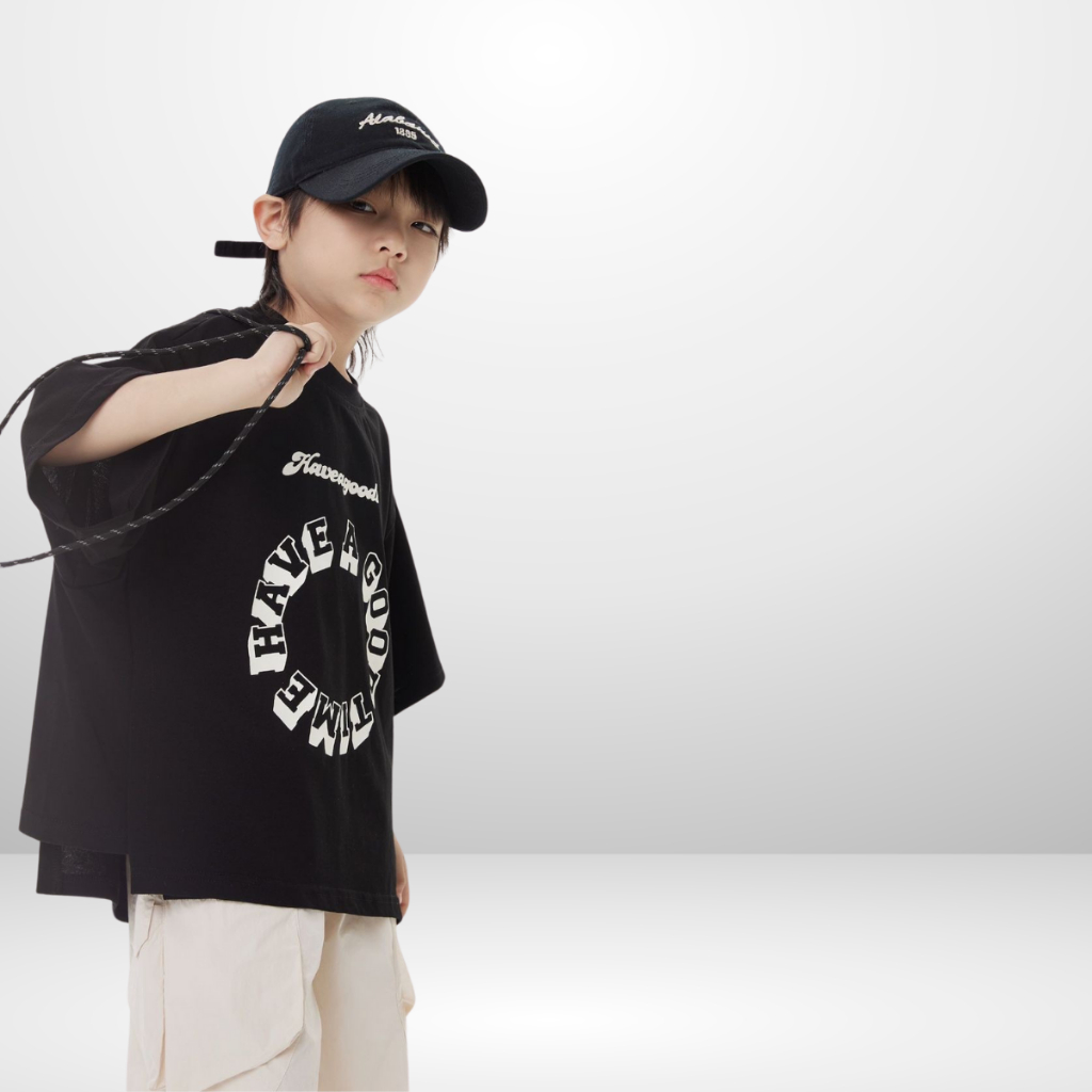 Áo Thun Ngắn Tay Mùa Hè Cho Bé Trai, Bé Gái In Hình Năng Động, Cổ Tròn B549 | JJ Kids Fashion