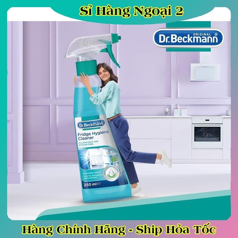 [Date mới] Chai xịt vệ sinh tủ lạnh Dr Beckmann vệ sinh khử mùi tủ lạnh, tủ đông của Đức