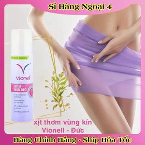 Xịt thơm vùng kín Vionell- Hàng Đức- kháng khuẩn khử mùi an toàn cho vùng kín