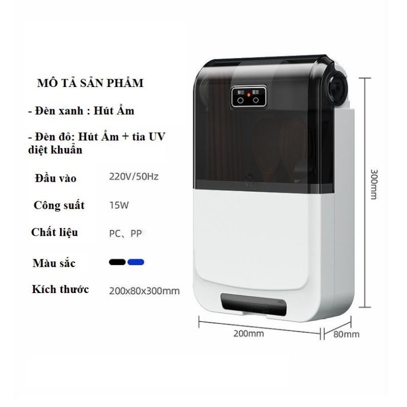 Máy sấy khử khuẩn đũa, Hộp sấy đũa thìa khử khuẩn khử trùng, diệt vi khuẩn an toàn cho mọi nhà
