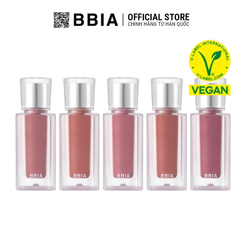 Ảnh Son kem thuần chay tone MLBB Bbia Last Velvet Tint (5g) 2
