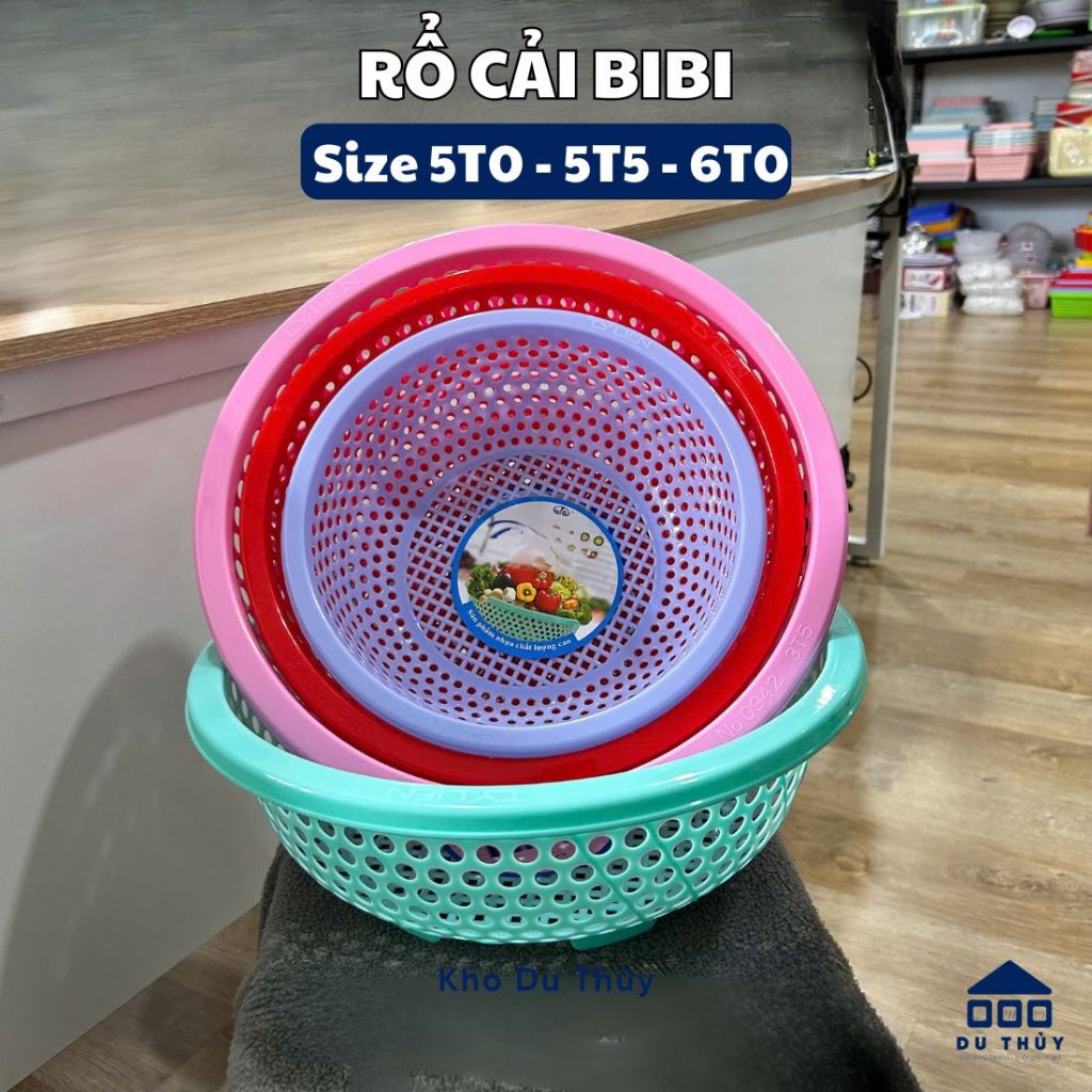 Rổ nhựa tròn size lớn 50 - 60 rổ cải dùng để đựng các loại rau cải dùng ...