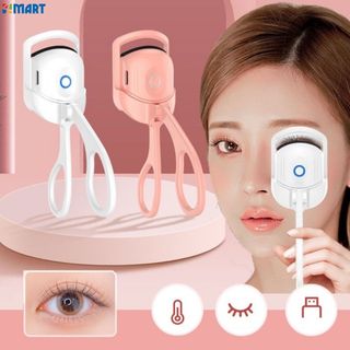 Kẹp bấm mi điện tạo và giữ nếp cong mi, Máy uốn cong lông mi tự nhiên lâu hơn bằng 2 chế độ nhiệt.