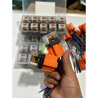 Rờ le các loại 4 chân 5 chân, điện 12v và 24v công suất 80-100A