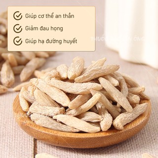 Mạch môn bắc khô 100g, mạch mông đông, hạt to, trắng, thơm, dùng pha trà, hầm canh, bổ phế, tiêu đờm