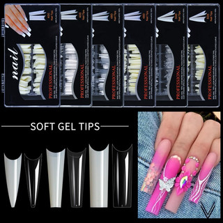 Móng tip hàn - móng nối đắp bột hộp 500 móng đủ size