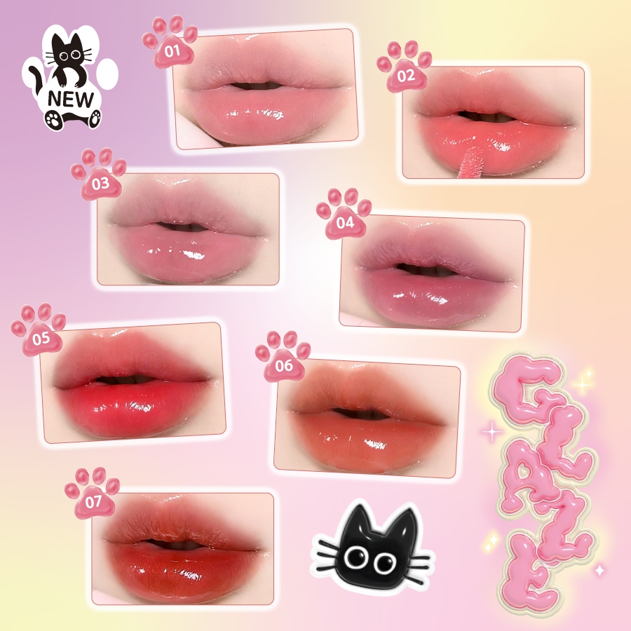 Ảnh Combo 2 Cây Son Bóng Black Rouge Chewy Lip Glaze 32.8g 2