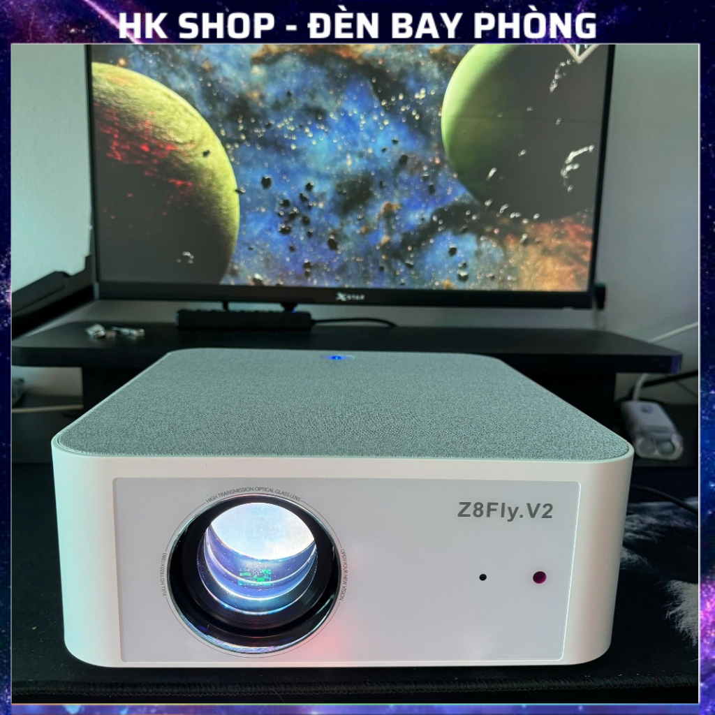 Máy Chiếu Z8fly V2 tặng usb 128gb | Full HD 1080 dùng cho đi cảnh , xem phim , karaoke , youtube tặng usb 64gb full cảnh