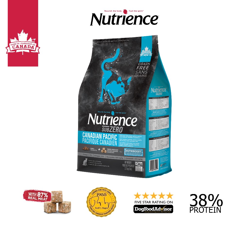 Ảnh Hạt cho mèo Nutrience Subzero Grain-free Canadian Pacific  - 6 loại cá biển và rau củ quả 2.27kg 1
