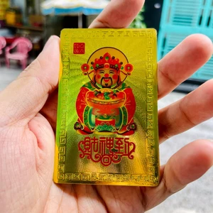 Thẻ Bài Thần Tài Khai Lộc mở cung quang lộc , đã khai qiang
