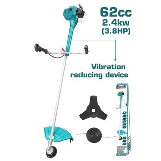 TOTAL Máy cắt cỏ và bụi rậm dùng xăng 2.4Kw /3.8HP TP5624421
