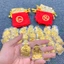 Combo 10 Thỏi Ông Thần Tài - Vía Ông Thần Tài Mạ Vàng Kèm Túi Nhung Phúc Lộc , Quà Tết