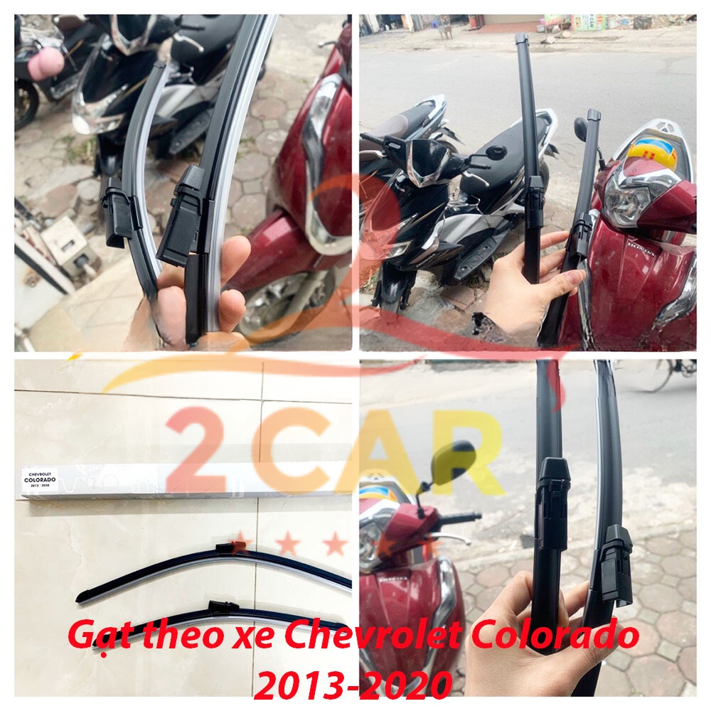 Gạt mưa xe Chevrolet Colorado 2013-2020 hàng chuẩn vừa zin theo xe, gạt siêu sạch, Mẫu gạt Lẫy