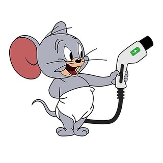 Decal Dán Nắp Bình Xăng JERRY A92, A95, Sạc Điện Cute Trang Trí Xe - Chất Liệu PVC Cao Cấp Chống Thấm Nước