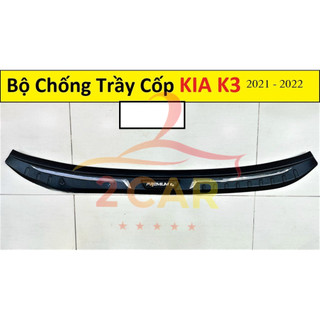 Trầy Cốp Ngoài Nhựa 3D sau Xe Kia K3 2022, 2023, 2024, 2025 Nhựa Đen Cao Cấp