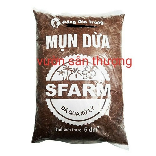 Gói 5dm3 Mụn Xơ Dừa Sfarm Đã Qua Xử Lý Đặng Gia Trang