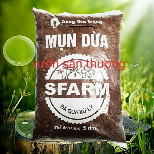 Gói 5dm3 Mụn Xơ Dừa Sfarm Đã Qua Xử Lý Đặng Gia Trang