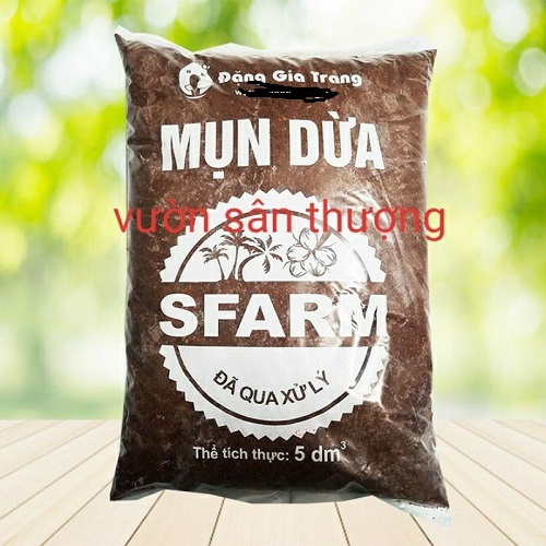 Gói 5dm3 Mụn Xơ Dừa Sfarm Đã Qua Xử Lý Đặng Gia Trang