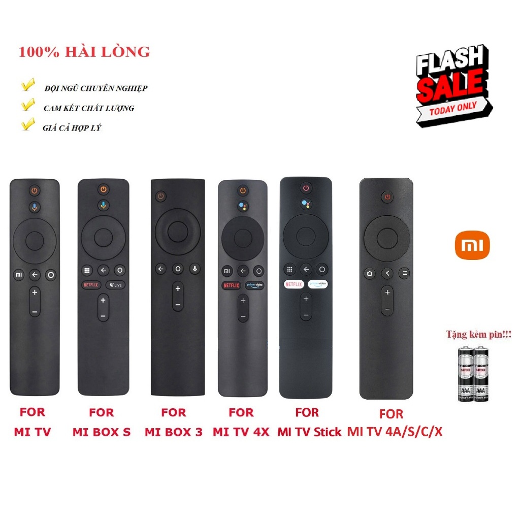 Remote Điều khiển TV - Đầu box Xiaomi tất cả các dòng các loại Xiaomi ...
