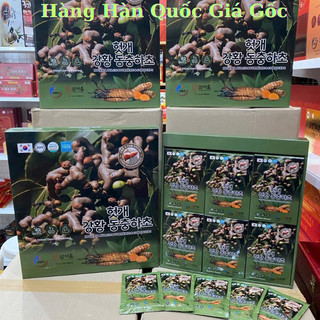 Nước mát gan đông trùng hạ thảo nghệ KGA cao cấp Hàn Quốc hộp 30 gói x70ml