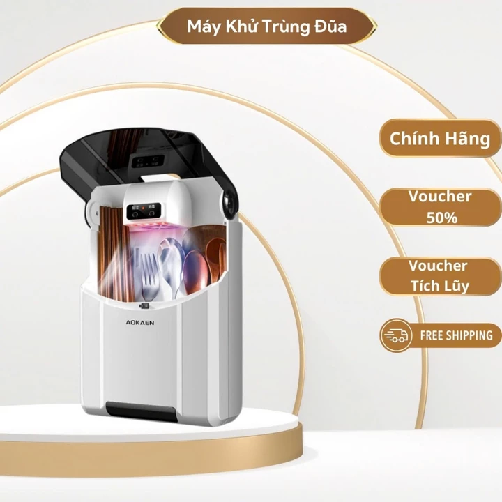 Máy sấy khử khuẩn đũa, Hộp sấy đũa thìa khử khuẩn khử trùng, diệt vi khuẩn an toàn cho mọi nhà