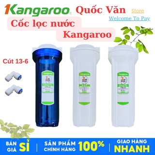 Bộ Cốc Lọc 1-2-3 Máy Lọc Nước Kangaroo Chính Hãng 100% - Tặng kèm Cút