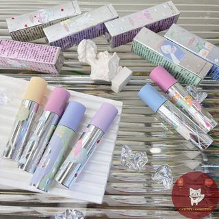 [FLORTTE] Son Kem Bùn FLORTTE Vỏ Bạc Cô Gái Girls Dormitory Series Milk Cake Lip Cream (2.3g)