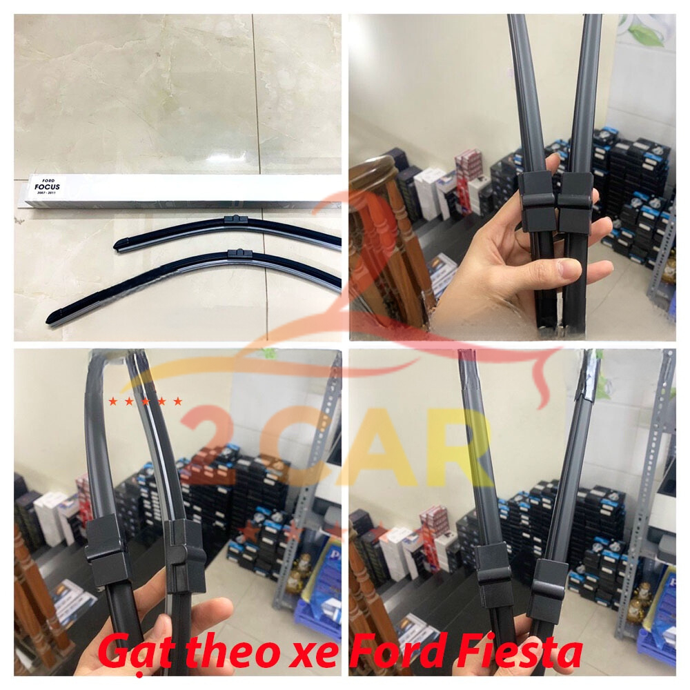 Gạt mưa xe Ford Fiesta hàng chuẩn vừa zin theo xe, gạt siêu sạch, Mẫu gạt Lẫy