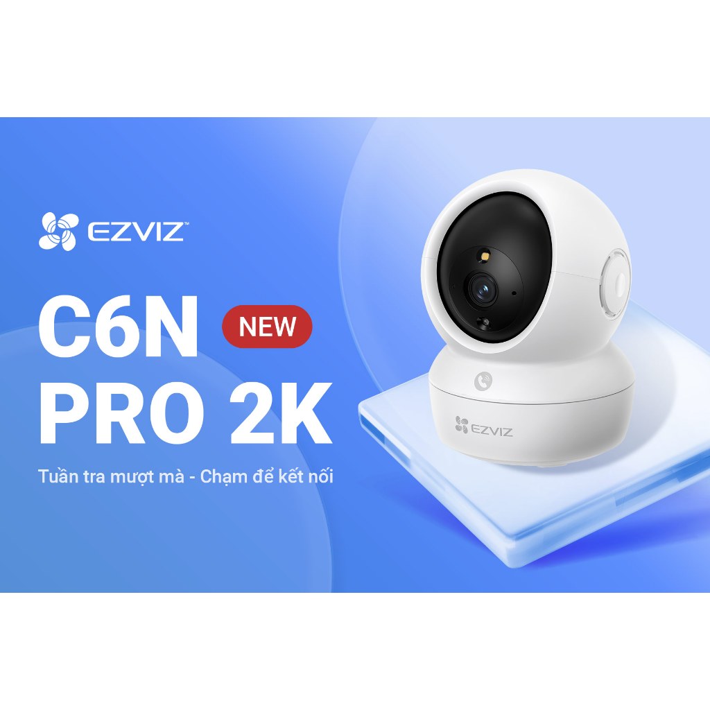 Ảnh Camera wifi ezviz C6N Pro 3MP Quad HD 2K Trong Nhà, Quay Quét 360, Đàm Thoại 2 Chiều 2